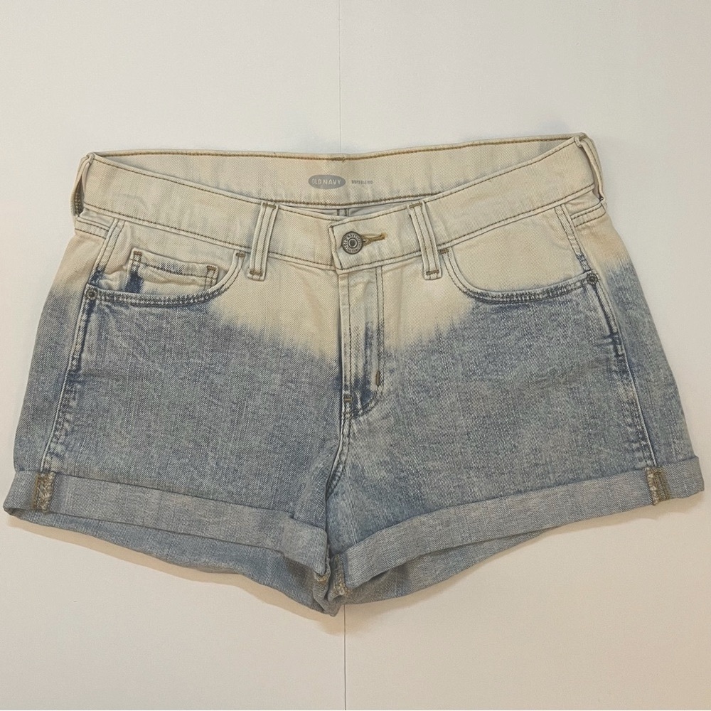 OLD NAVY Boyfriend Cutoff Short Ambar Reverse Size 2